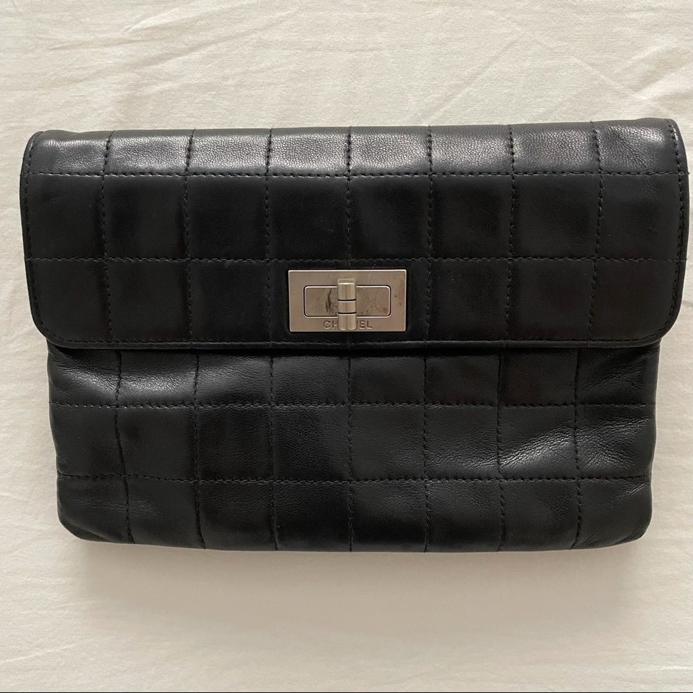 Authentic Chanel Chocolate Bar Waist Bag